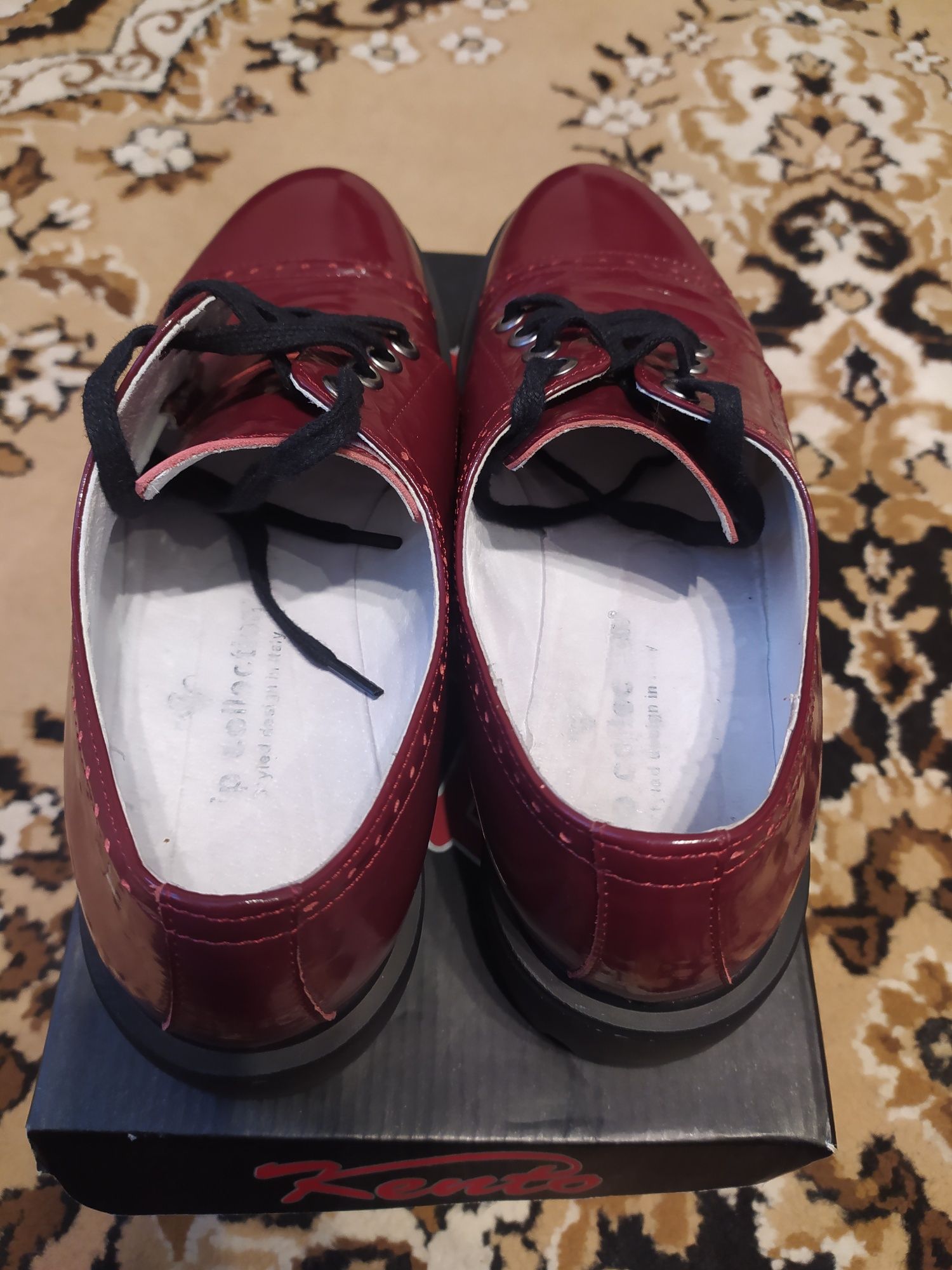 Шкіряні жіночі туфлі р39-40