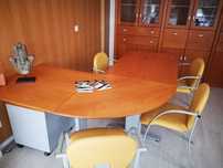 Secretaria, cadeiras e moveis de apoio