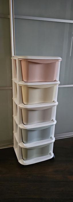 Szafka regał komoda plastikowa z szufladami