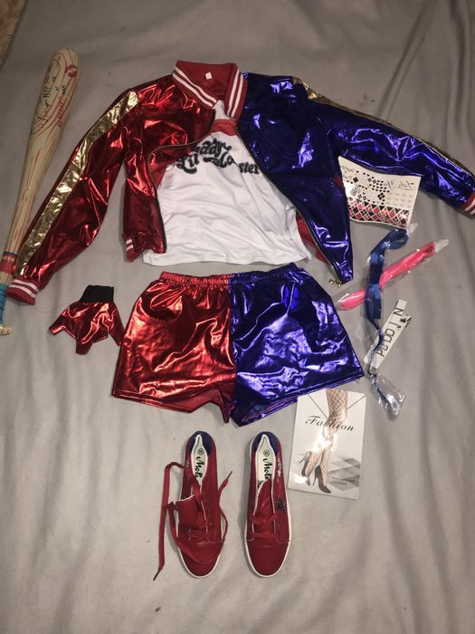 Жіночий карнавальний костюм 10в1 Харлі Квін зріст 165-170 см