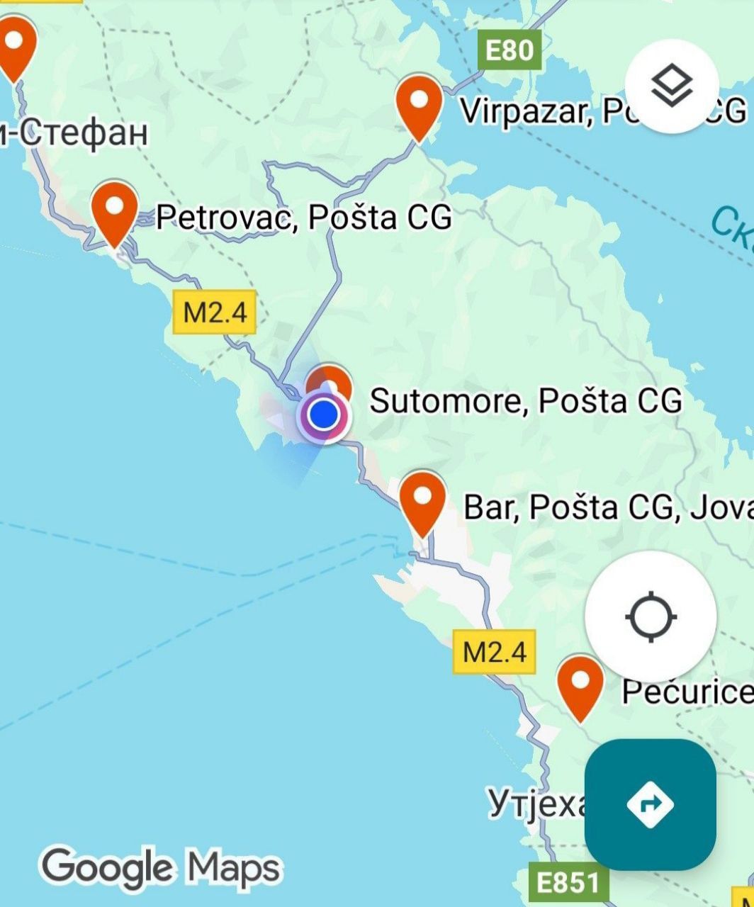 Сдаю в Черногории  свои апартаменты на берегу моря