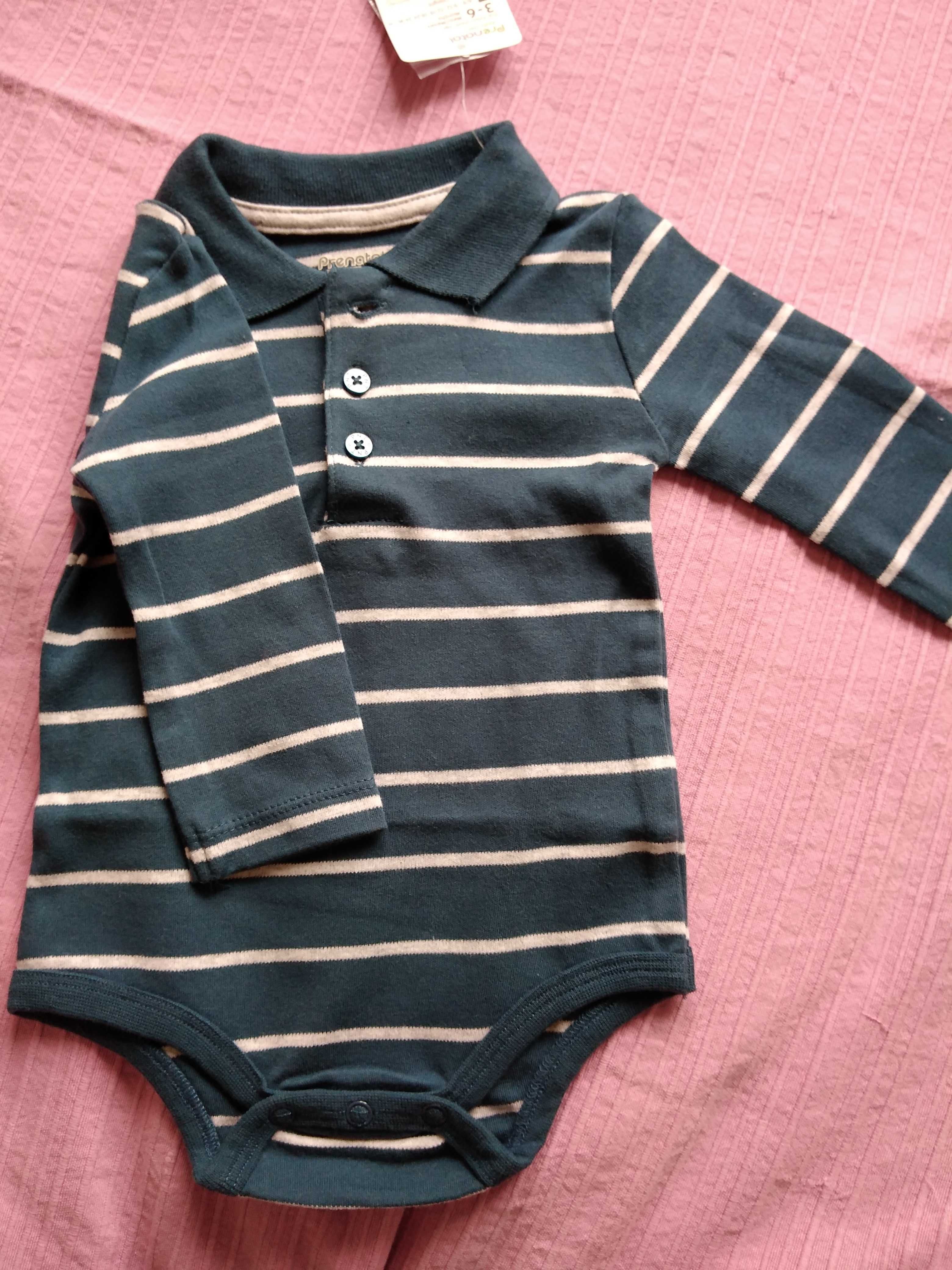 Body novo com etiqueta 3-6 m