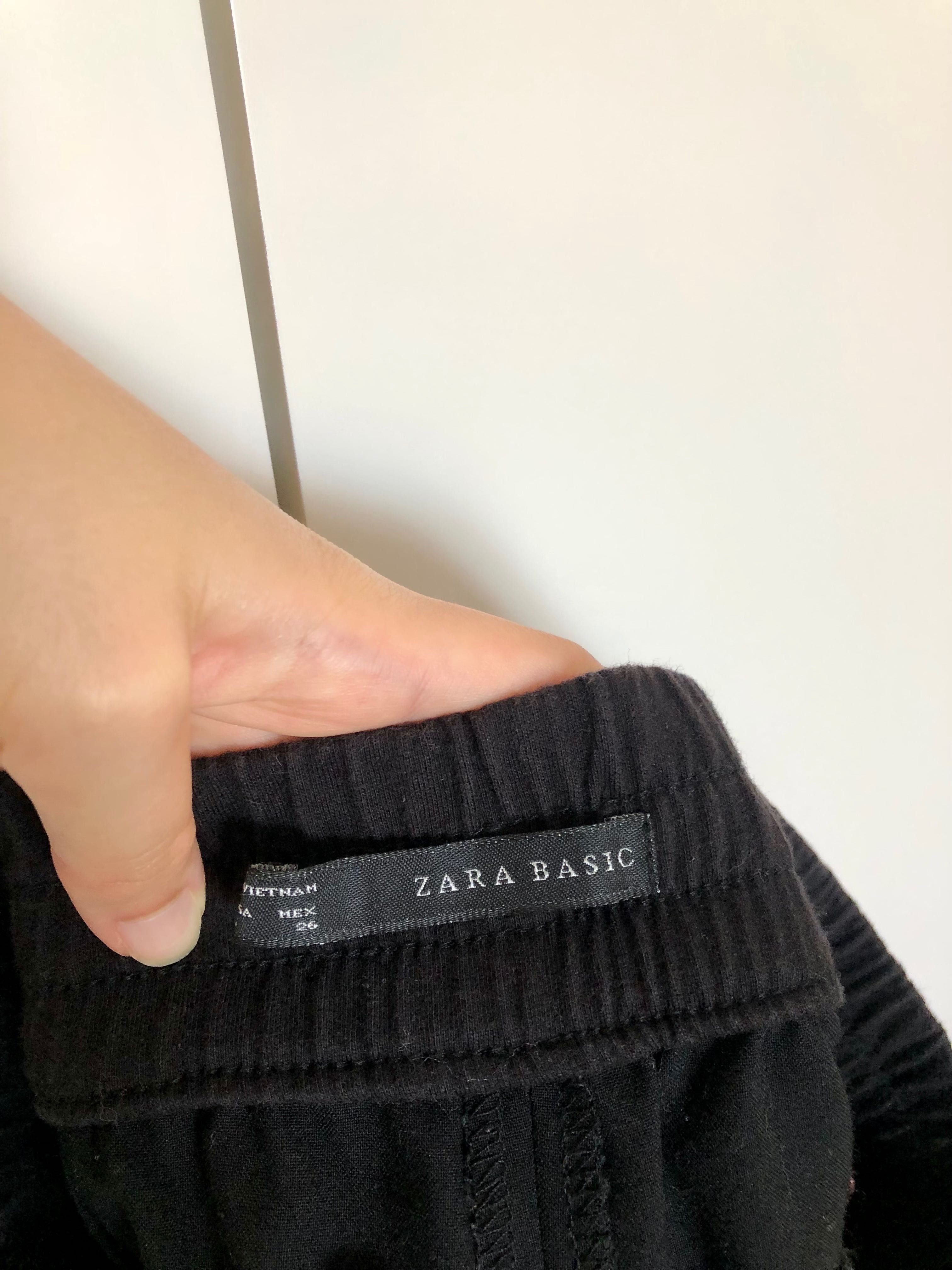 Calções pretos Zara tam. 38