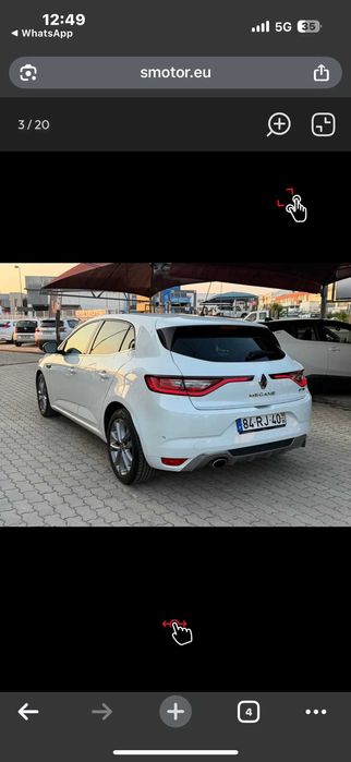 Renault Megane GT line j8 1.5 de 2016
