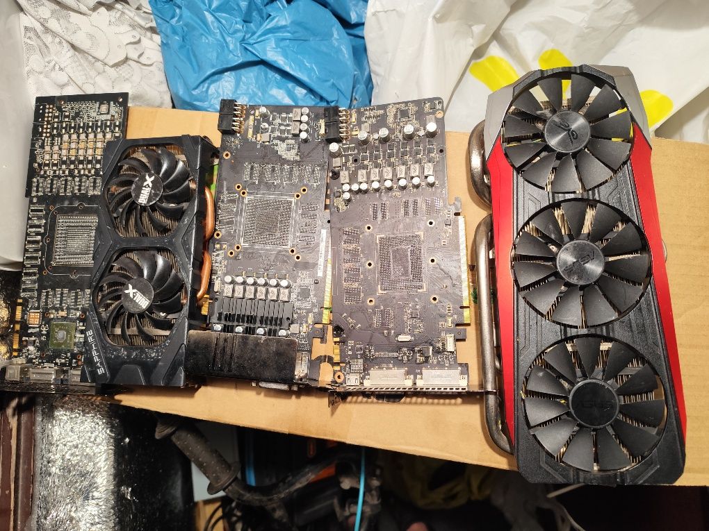 Лот Платы видеокарт охлаждения Gtx 770, 680, 670, 560, г9 270х (Лот