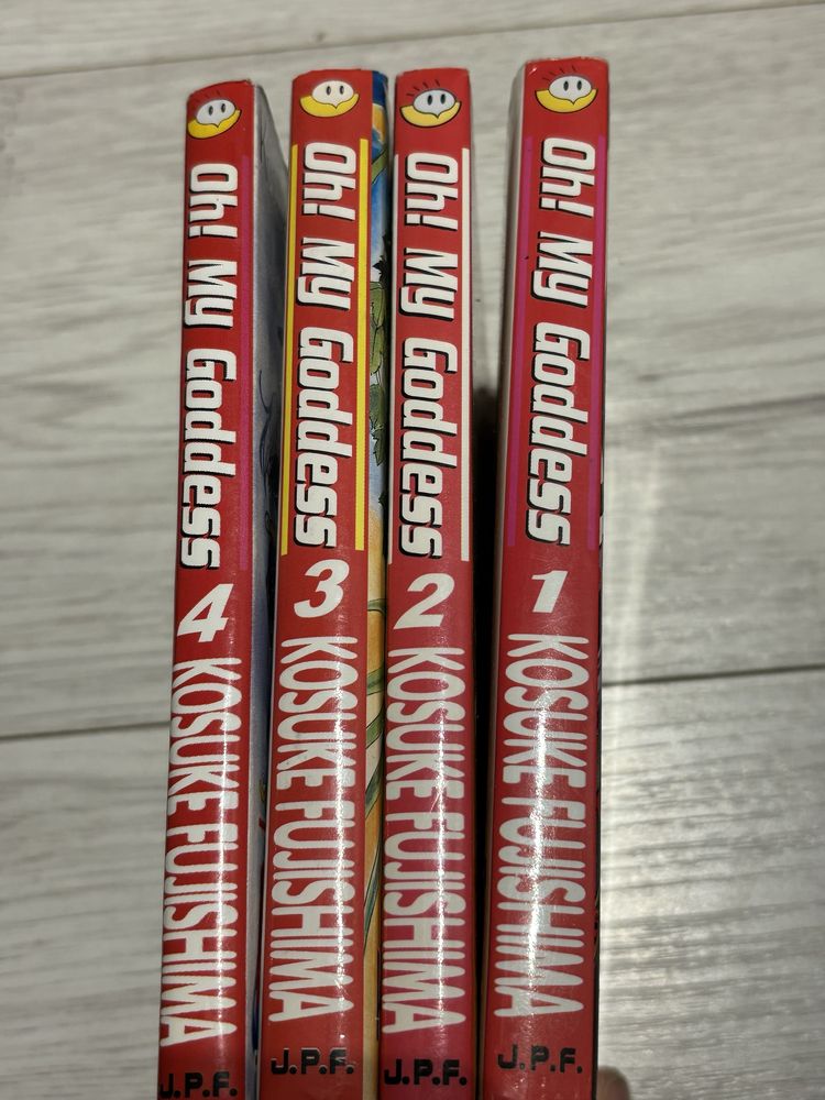 Manga Oh! My Goddess Kósuke Fujishima Tom 1-4