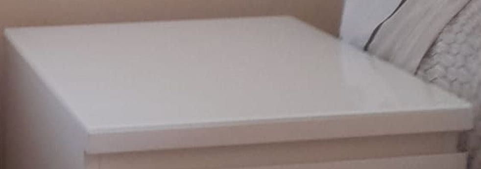 Tampo de Vidro para Mesa de Cabeceira IKEA MALM