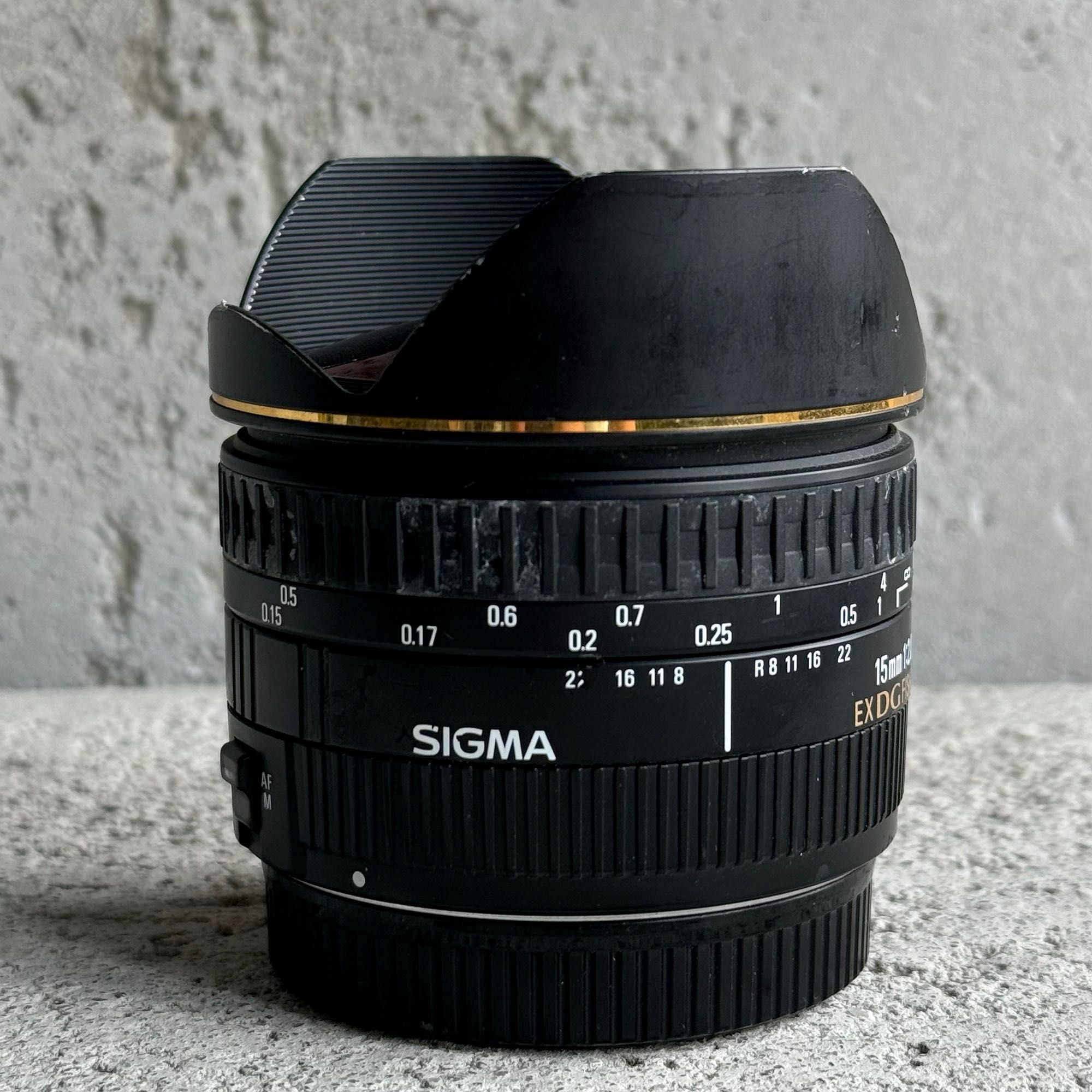 Sigma fisheye 15mm f/2.8 EX DG Canon