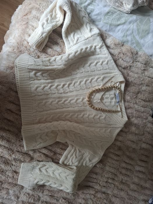 Camisola malha entracada