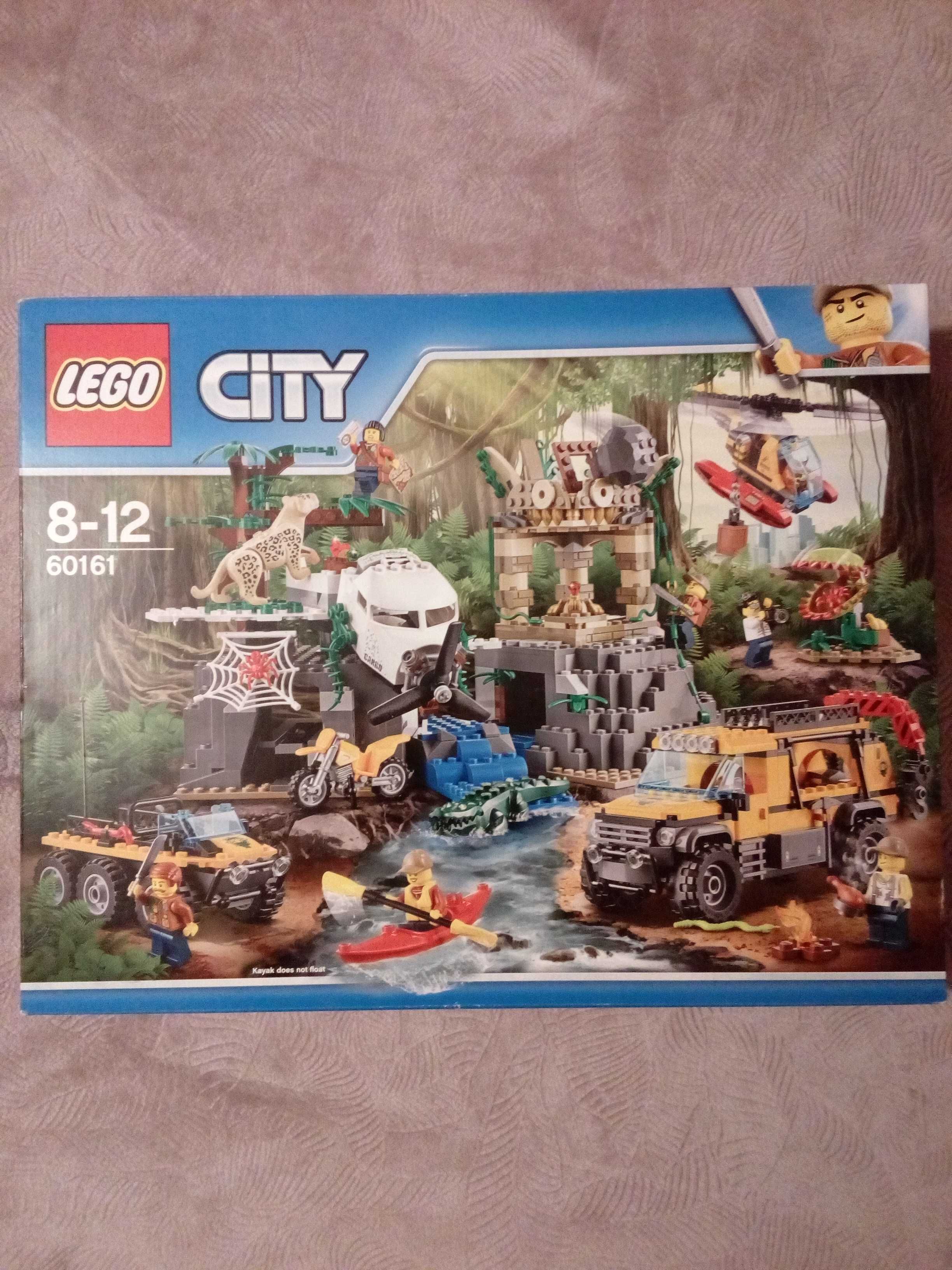 Unikat Lego City 60161 Baza w dżungli, nowe, oryginalne, zaplombowane