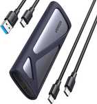 UGREEN Obudowa dysku USB 3.1 Gen 2 M.2 Zgodna z M.2 NVMe i M.2 NGFF
