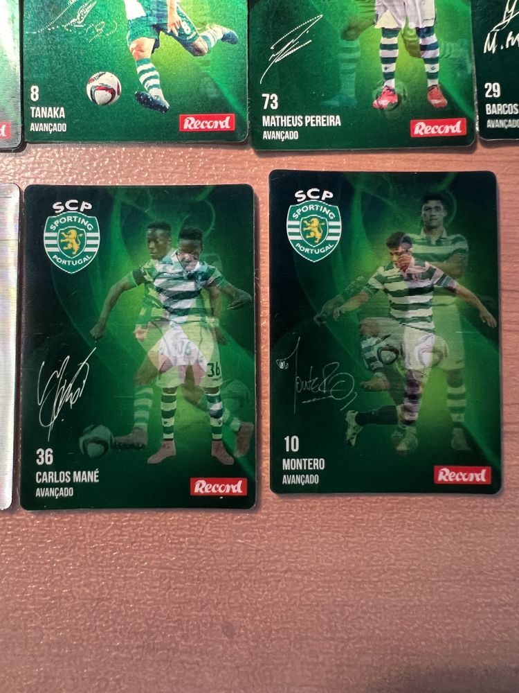 Cartas de coleção Sporting 2015/2016