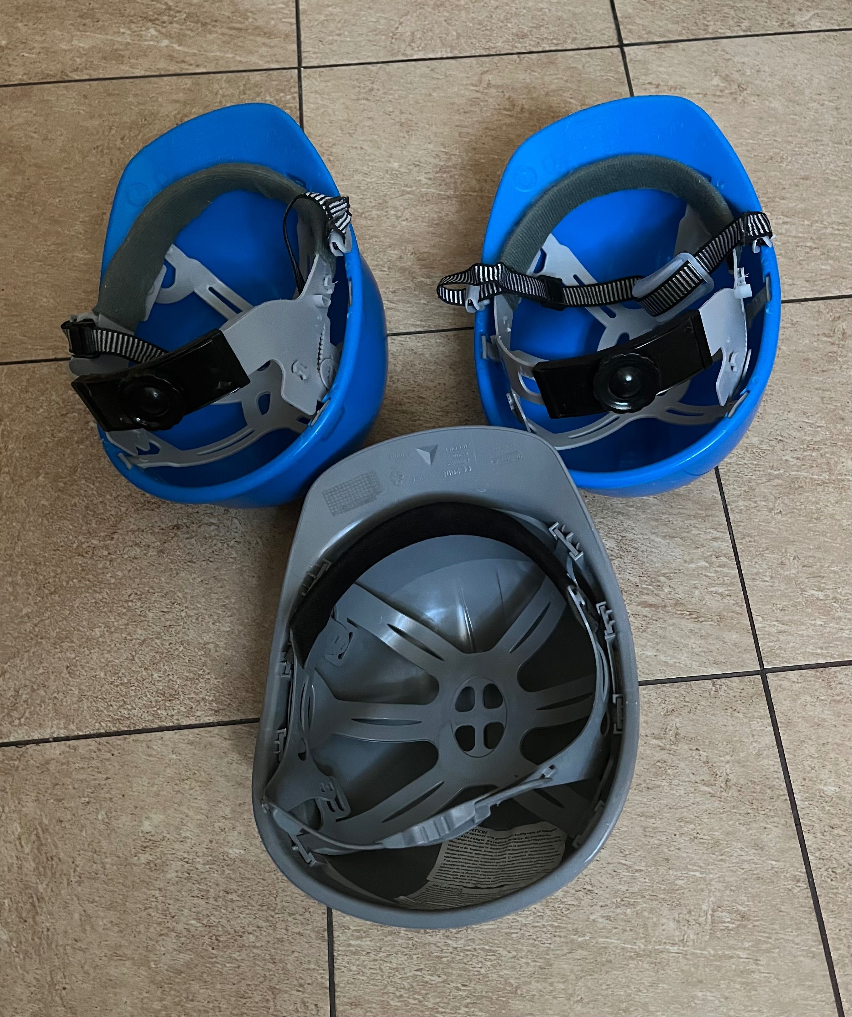Kaski ochronne BHP (3 sztuki)