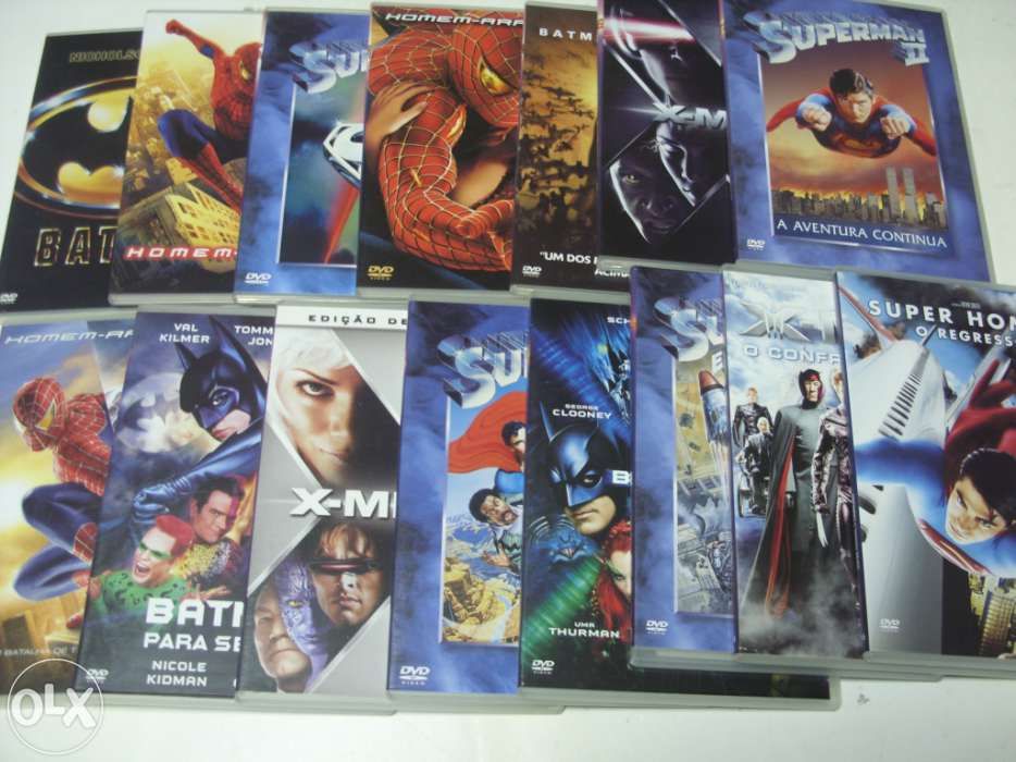 Coleção dvd's "super-heróis"