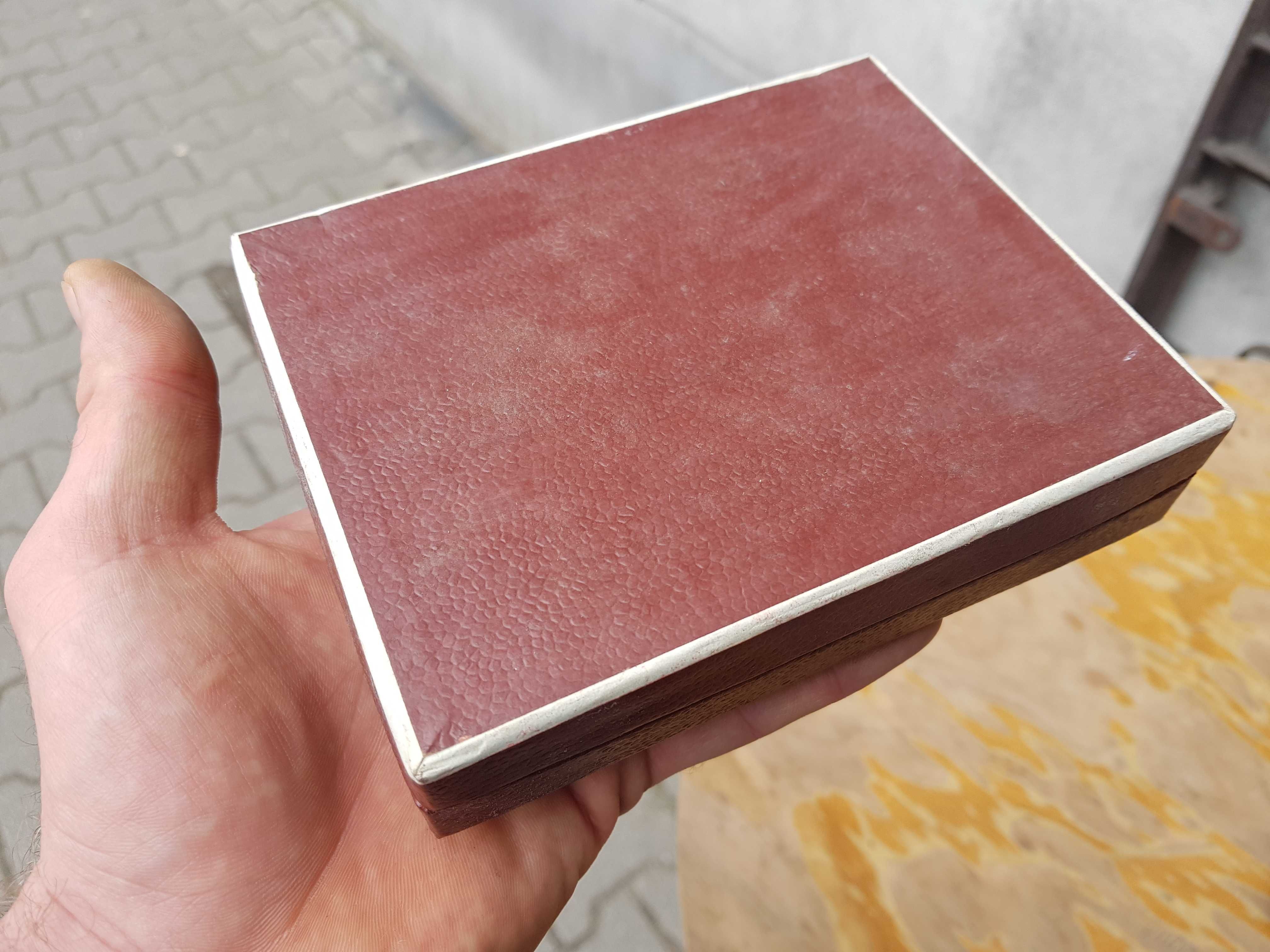 Stare posrebrzane sztućce łyżeczki komplet 6sztuk +pudełko