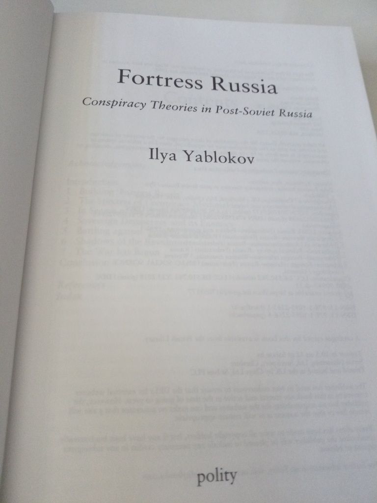 Fortress Russia: Conspiracy Theories in the Post-Soviet World - Yablok