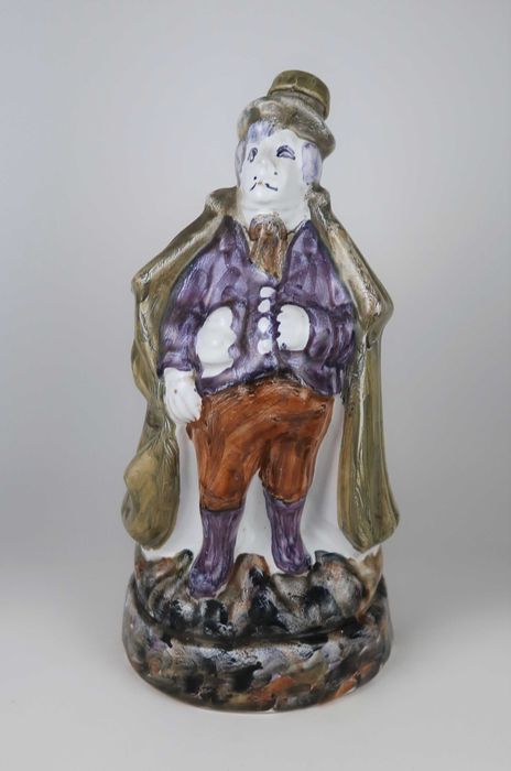 Garrafa em faiança de Coimbra VAO - Viúva Alfredo Oliveira