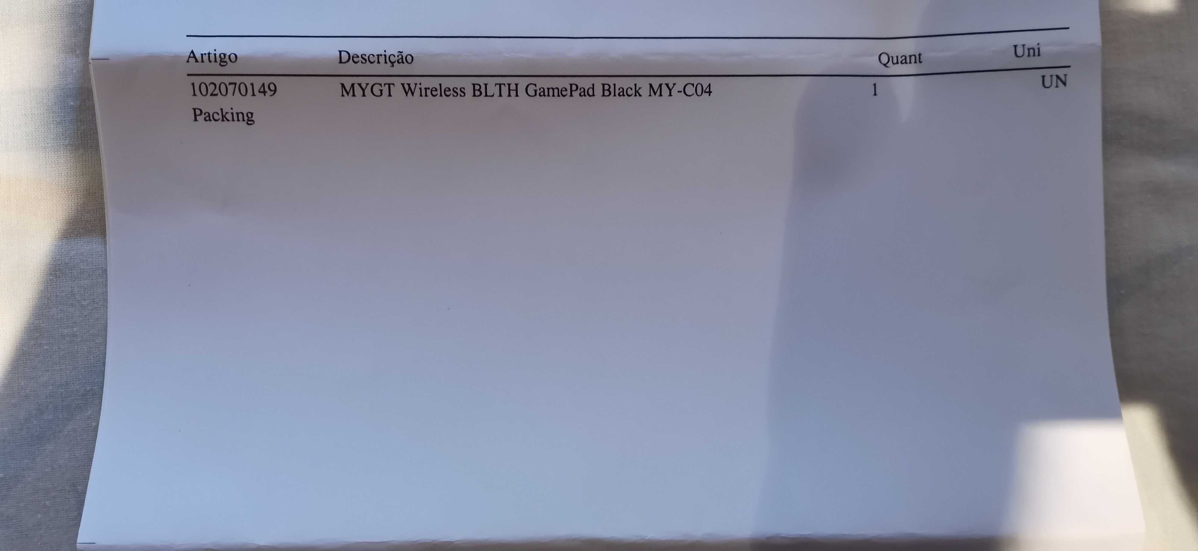 Comando mygt wireless blth gamepad Black my-c04