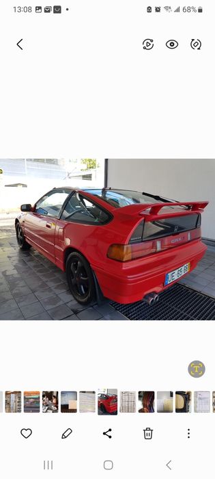 Honda crx 16.16i 130cv Jan1990