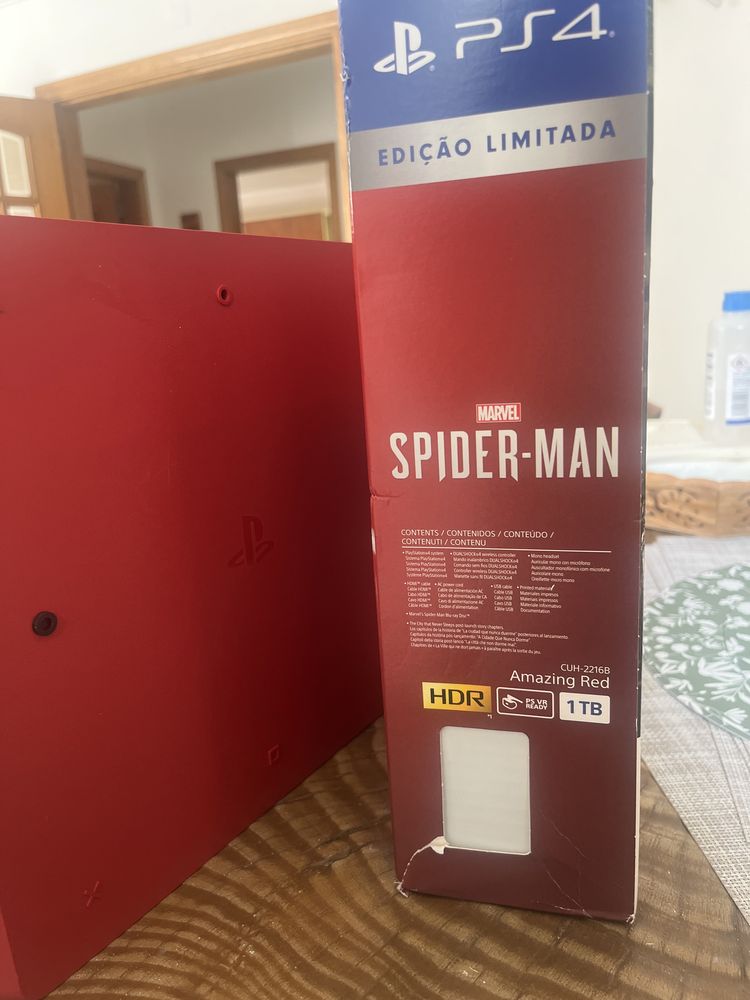 PS4 spider man edicao limitada 1TB