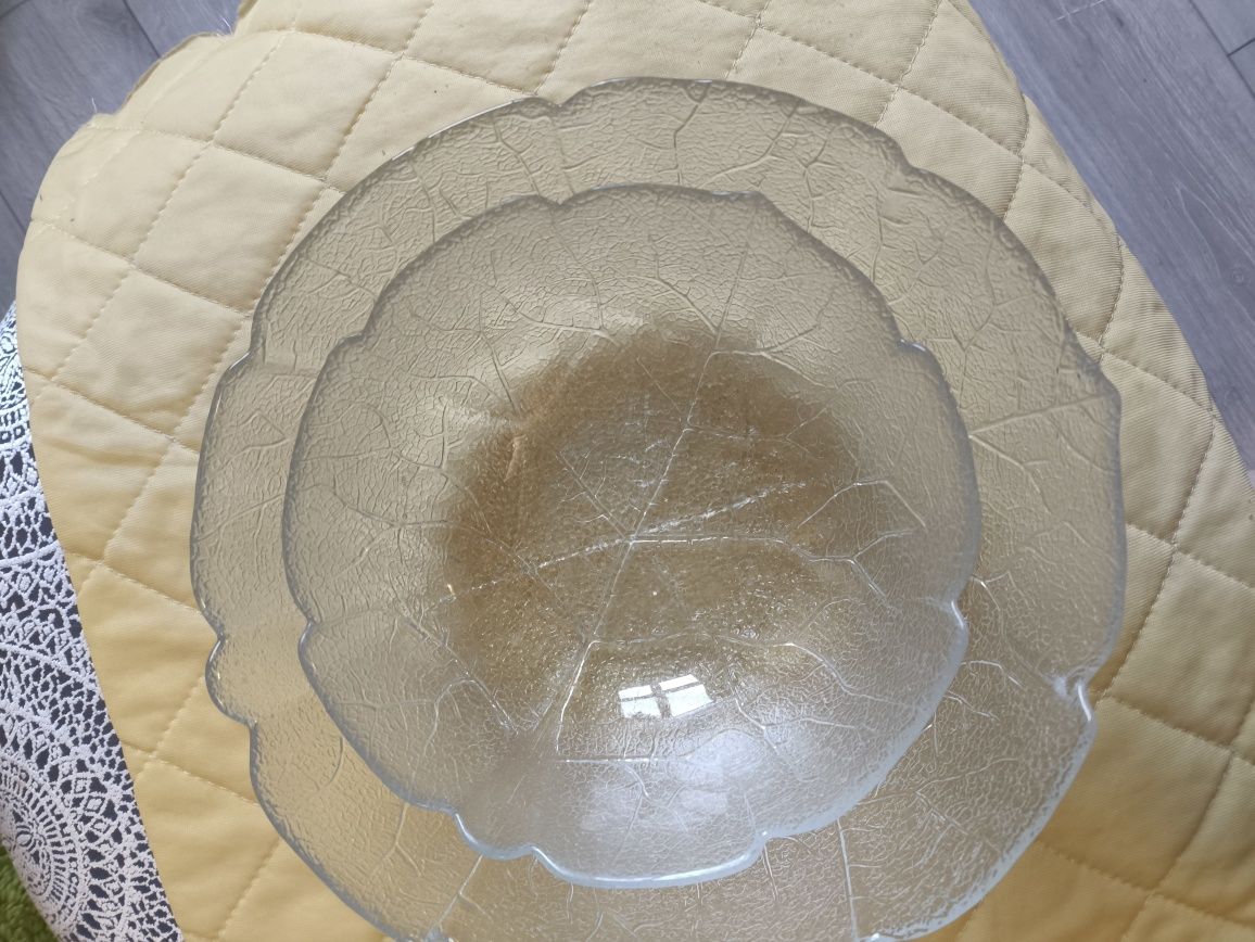 Dwie miski Arcoroc Aspen liść 23 cm, 18 cm