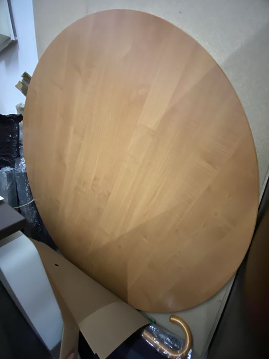 Mesa redonda, tampo em faia 120 diametro