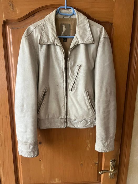 Винтажная кожанная куртка из Италии