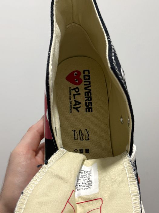 Converse x Comme Des Garcons Play Chuck 70 High Black