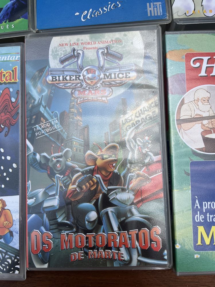 Cassetes VHS antigas