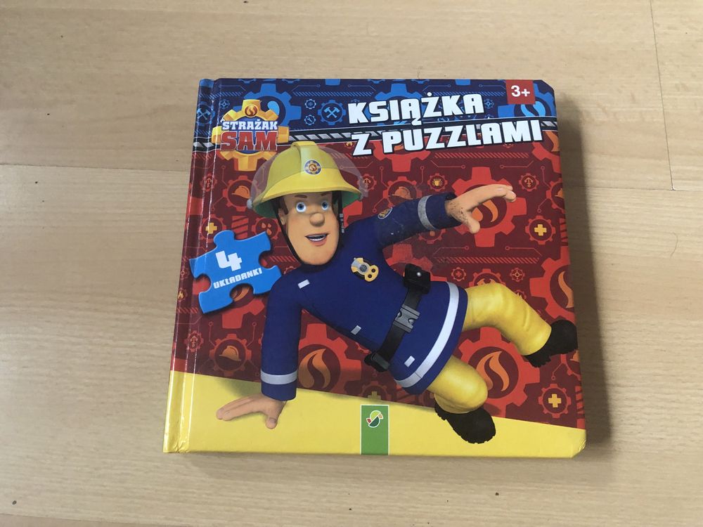 Książeczka z puzzlami Strażak Sam 3+