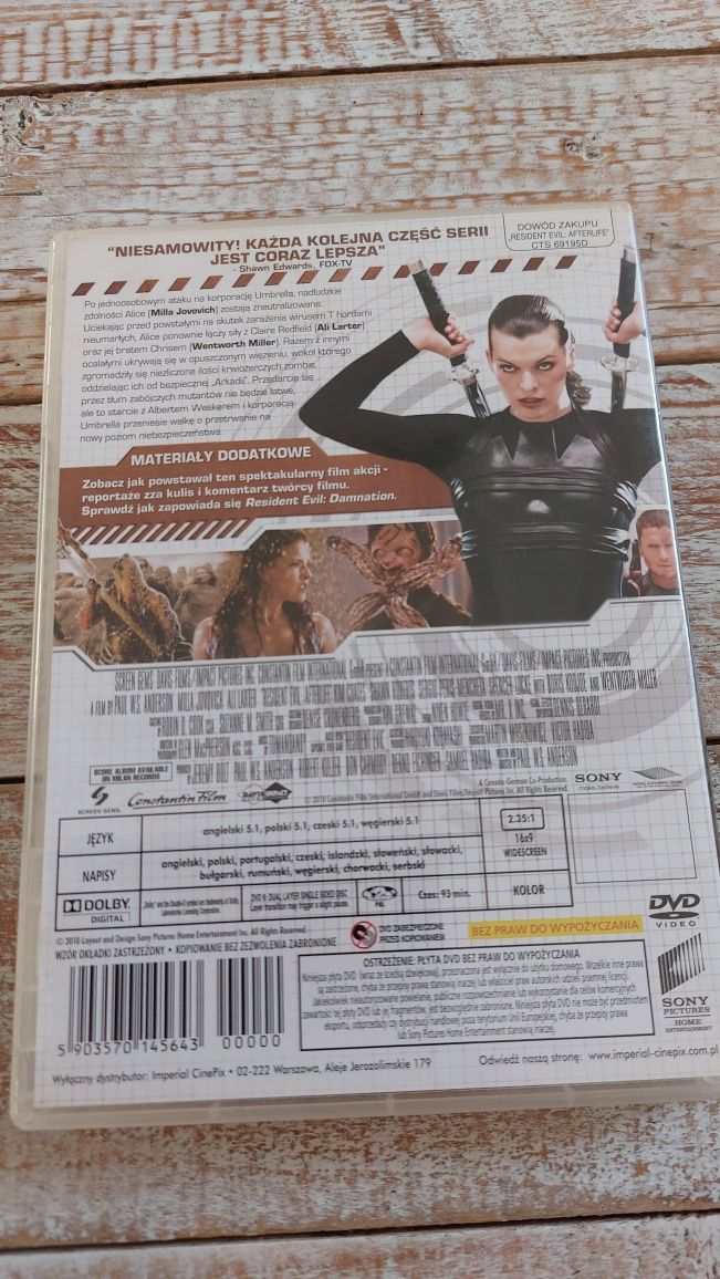 Resident Evil. Afterlife. Dvd