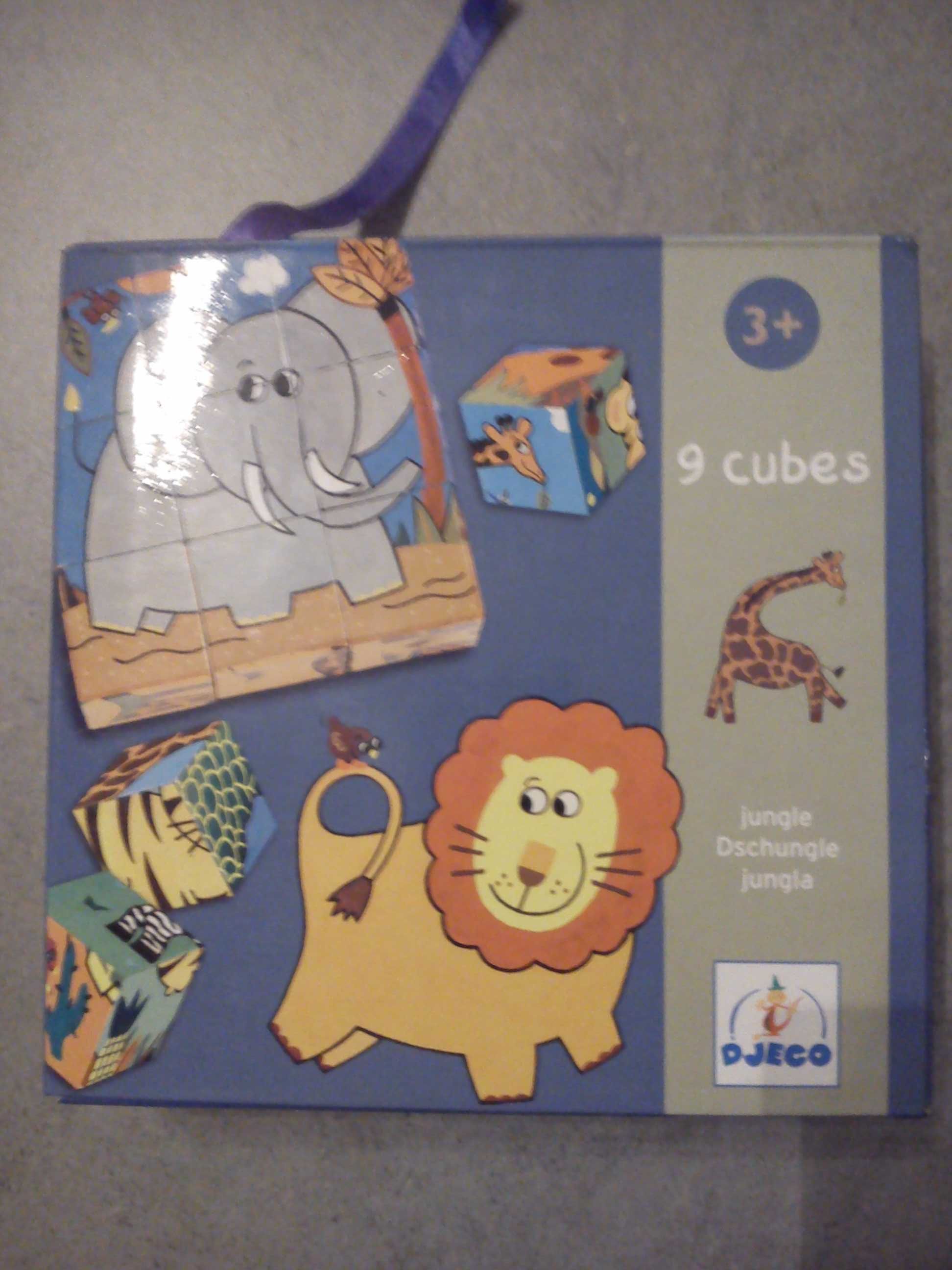 puzzle de cubos 0-3 anos :A selva