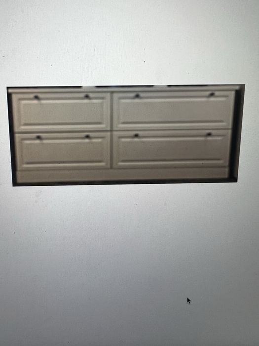 Szafka / komoda elegancka biala