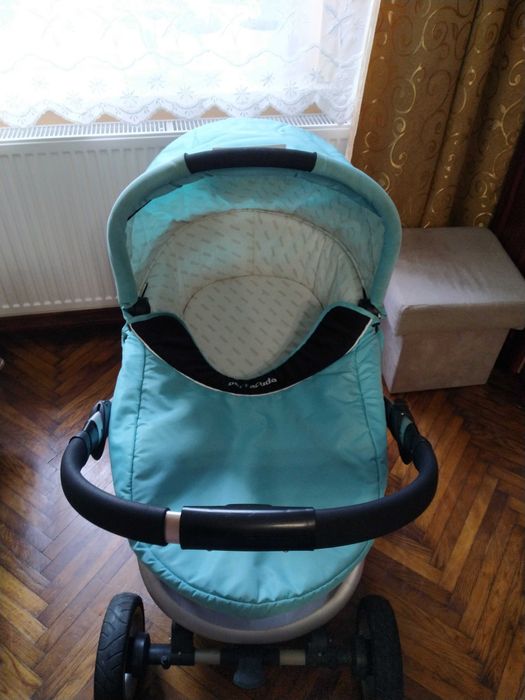 Wózek 2/1 dla chłopca lub dziewczynki oraz worek ubranek dla dziewczyn