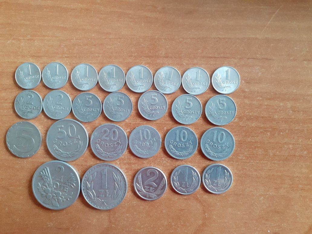 Stare monety z czasów PRL