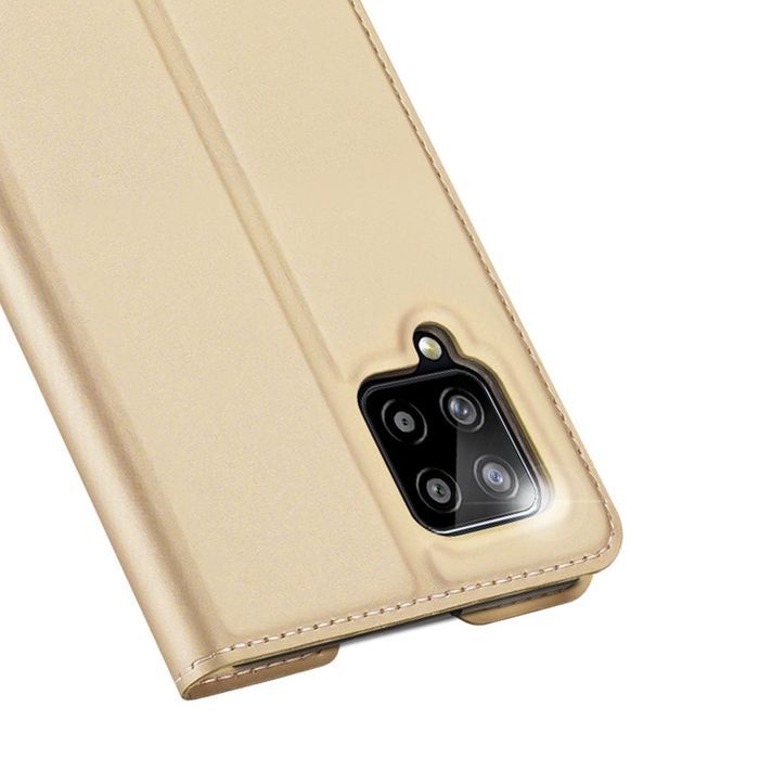 DUX DUCIS Skin Pro kabura etui z klapką do Samsung Galaxy A42 5G złoty