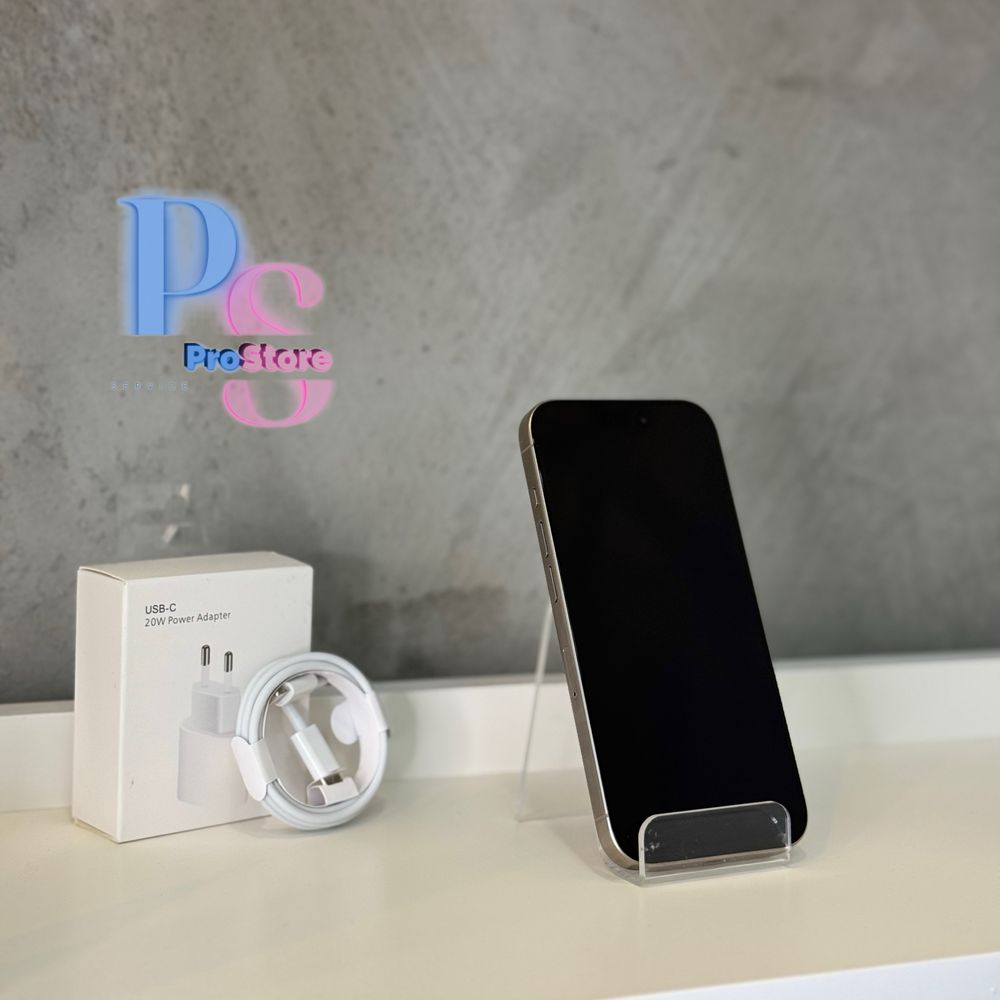 iPhone 15 Pro 128GB | Natural Titanium | Bateria 91% | Gwarancja 3 msc