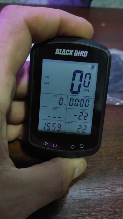 GPS велокомпьютер BlackBird BB18 GPS/Beidou/Glonass/Galileo Strava