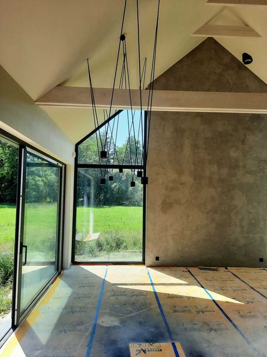 nowoczesna lampa wisząca nad stół wyspę do salonu od LUKlight