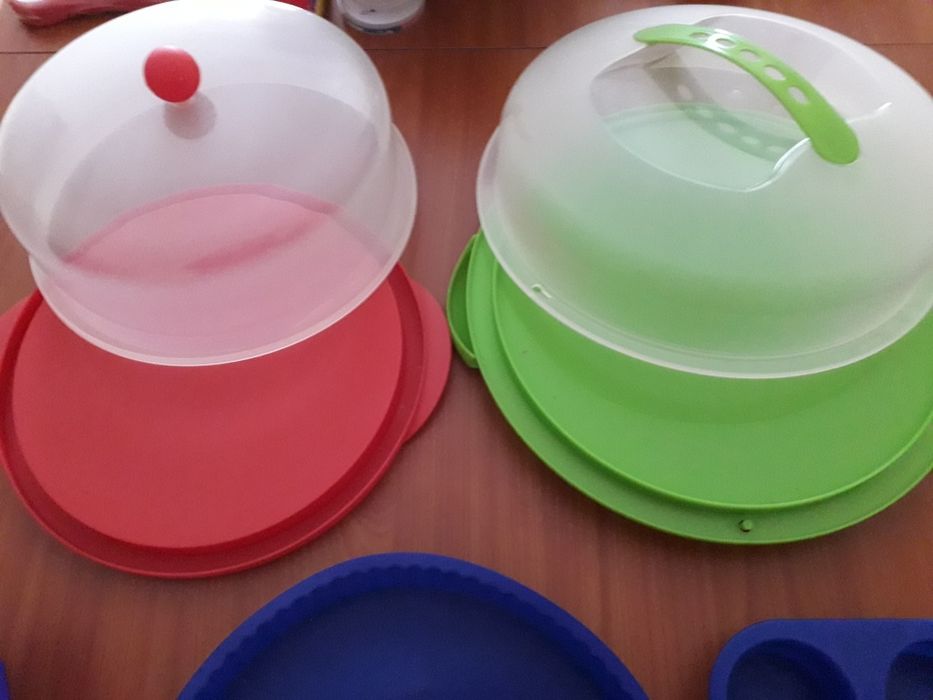 Formas em silicone e boleiras