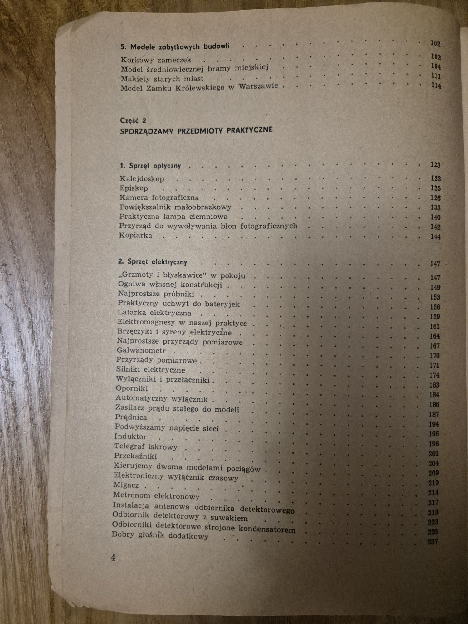 Młody konstruktor Janowski Ćwiczenia konstrukcyjne Demeter