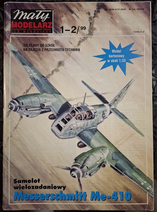 Mały Modelarz Messerschmitt Me 410