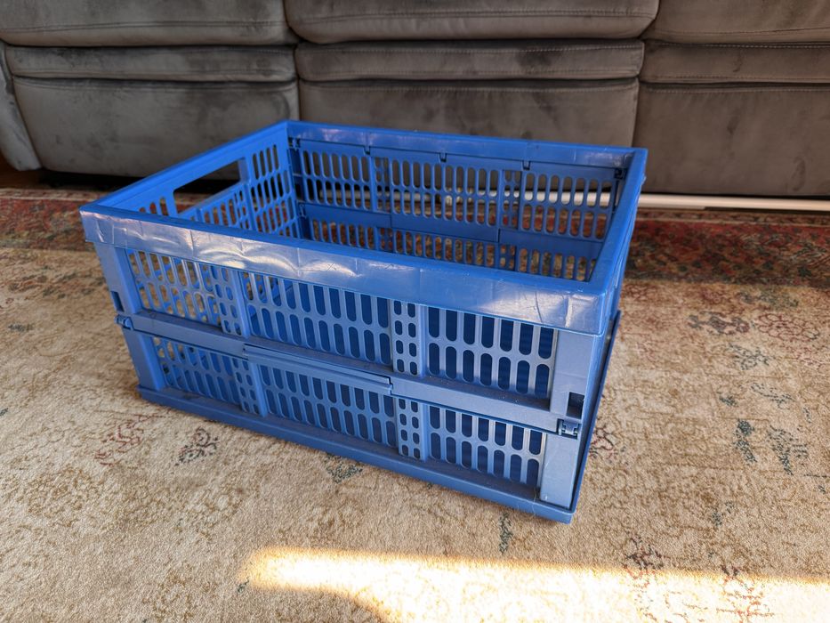 Koszyk plastikowy składany