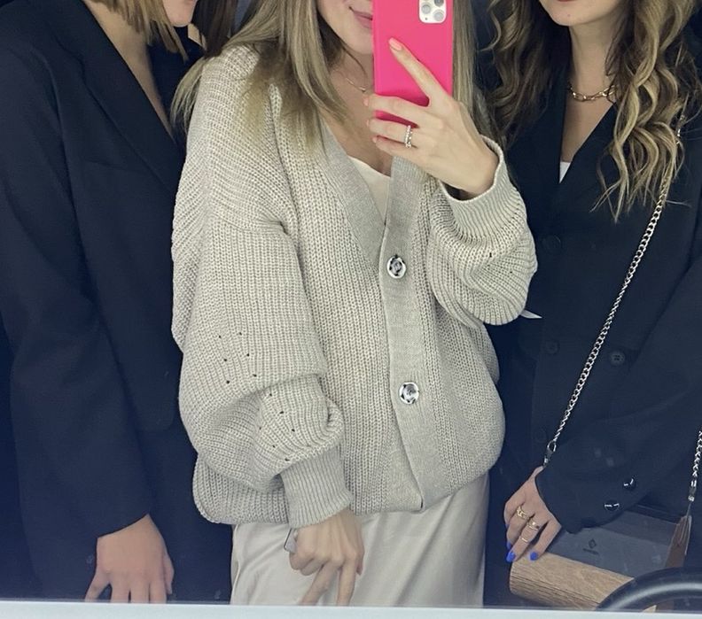 Костюм жіночий трійка вʼязаний кардиган