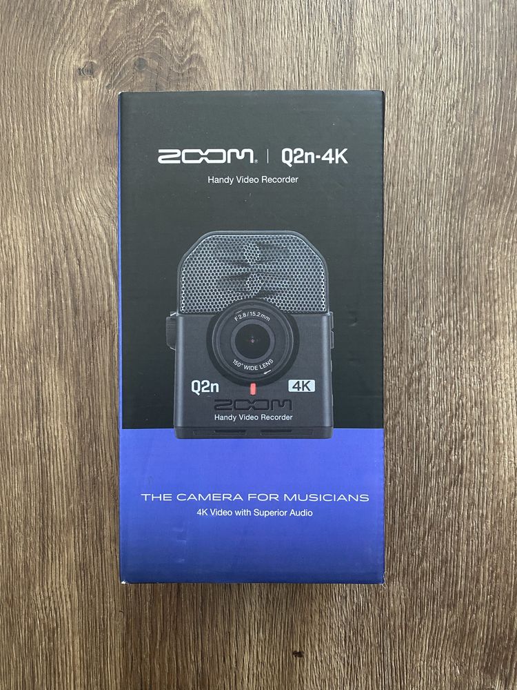 Câmera filmar Zoom Q2n 4K