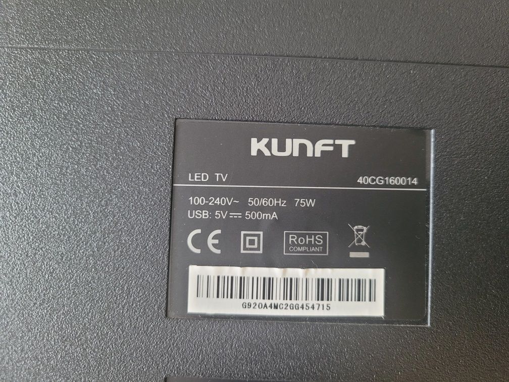 TV kunft 40 polegadas