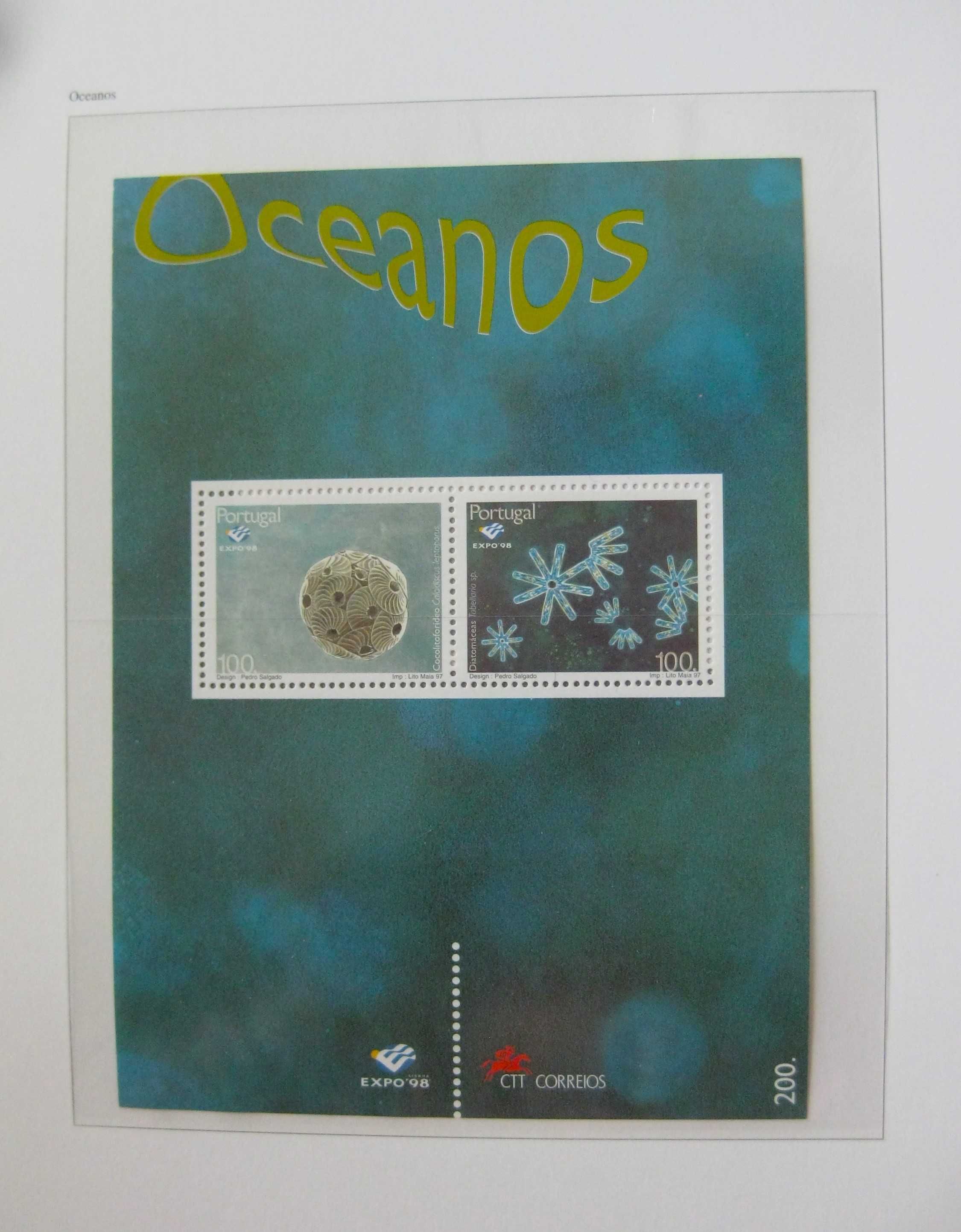 Bloco nº 188 – Expo`98 – Oceanos. O Plâncton (1º grupo)