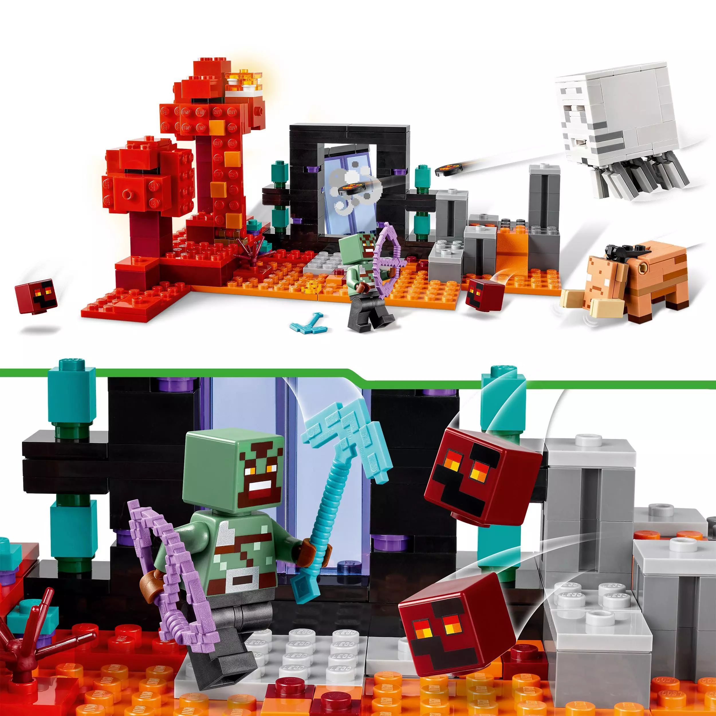 LEGO Minecraft™ Zasadzka w portalu do Netheru 21255