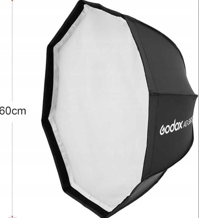 Softbox Godox AD-S60S 23,6" / 60 cm Ośmiokątny do Speedlite, z torbą