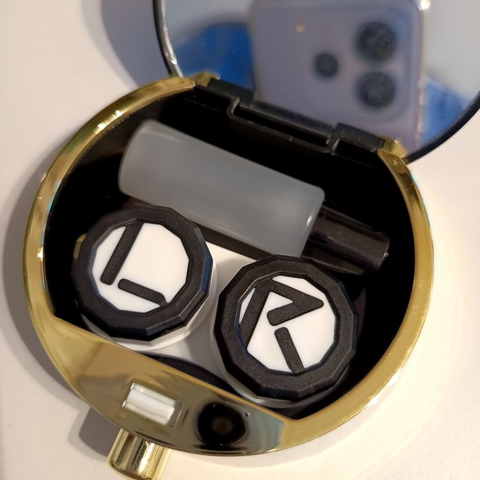 Etui pudełko na soczewki kontaktowe podróżne